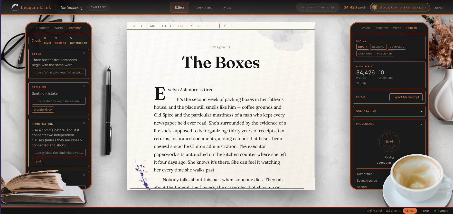 Editorial theme